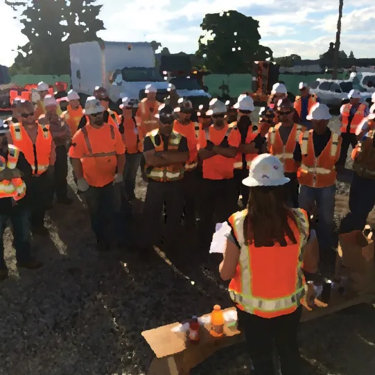 Safety Huddle Stacy Witbeck