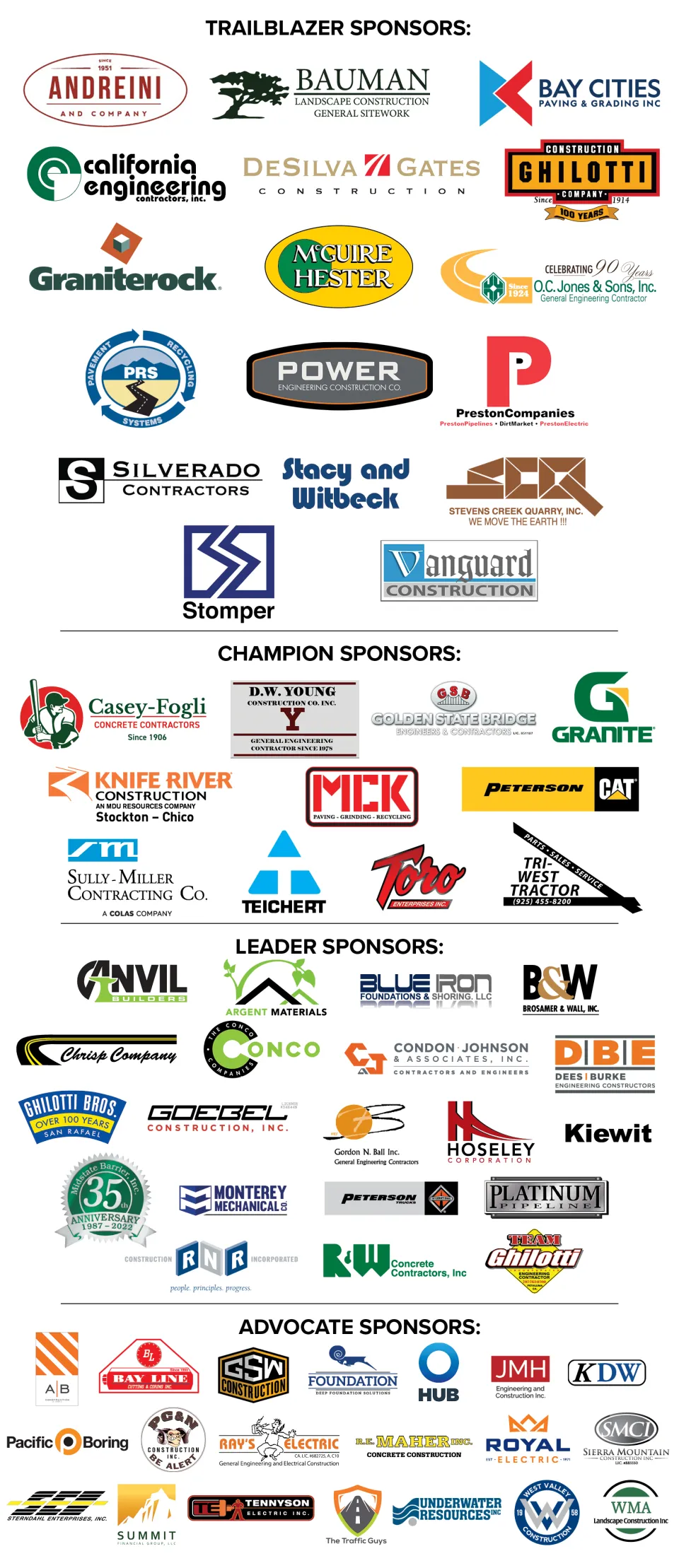 2022 UCON PAC Sponsors