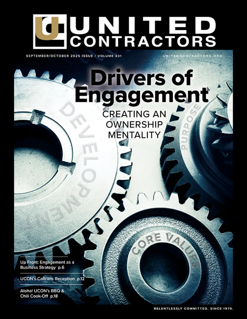 UCON Magazine cover for Sep/Oct 2025