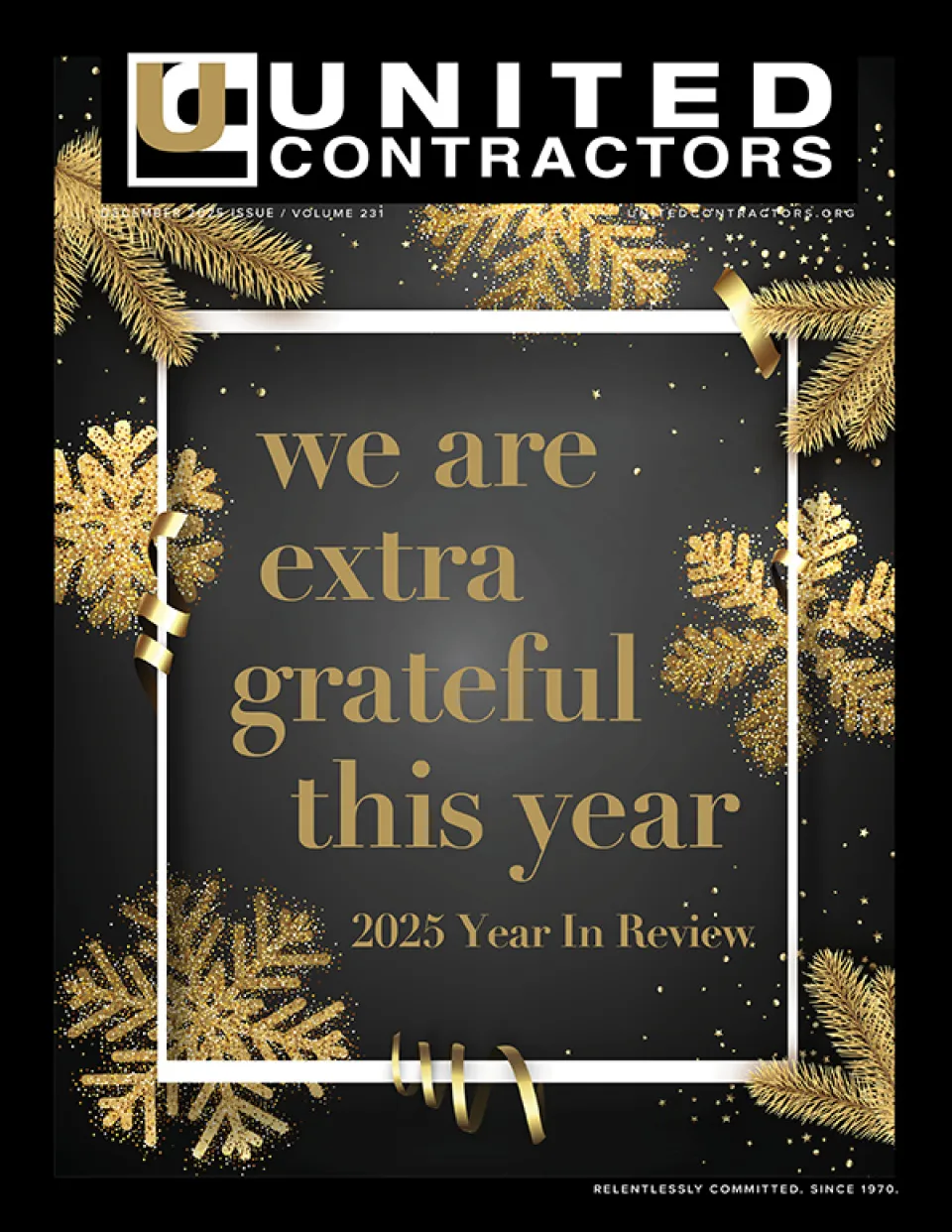 UCON magazine cover for December 2025