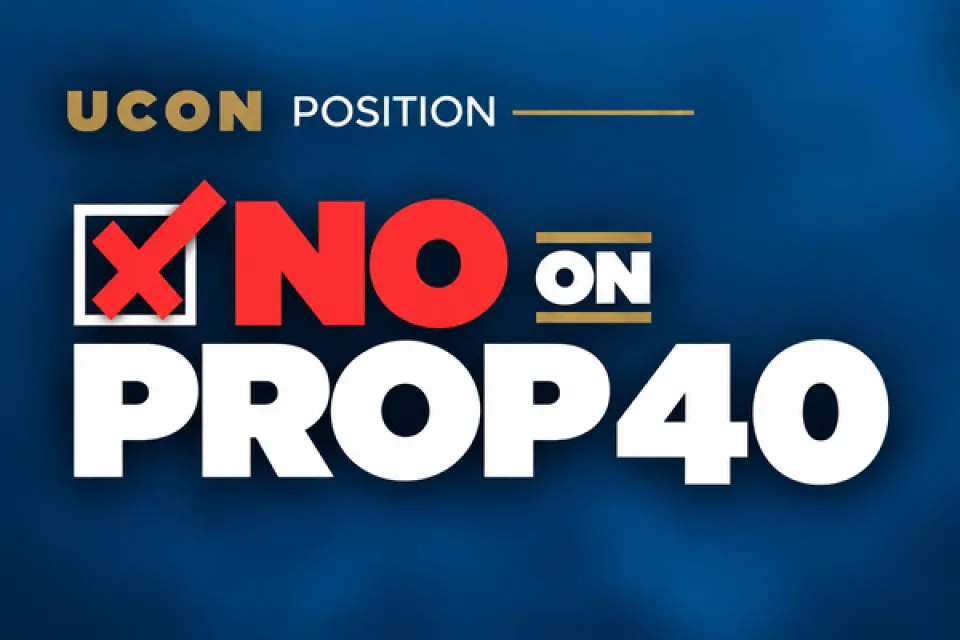 No on Prop 40