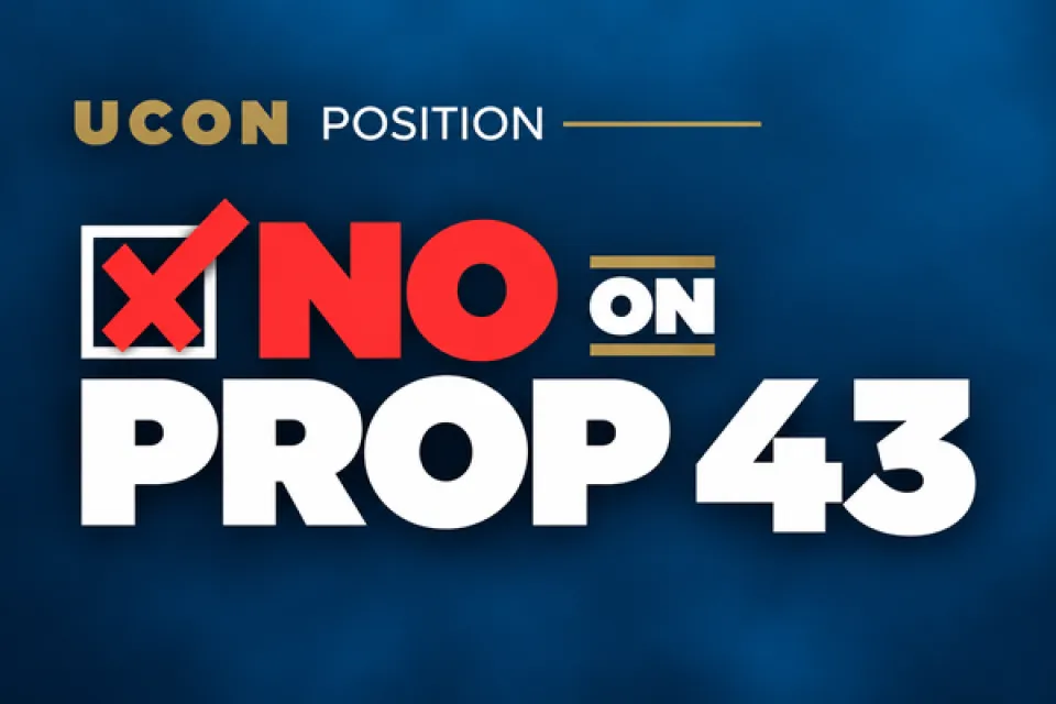 No on Prop 43