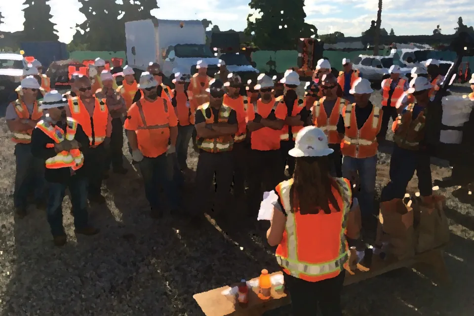 Safety Huddle Stacy Witbeck